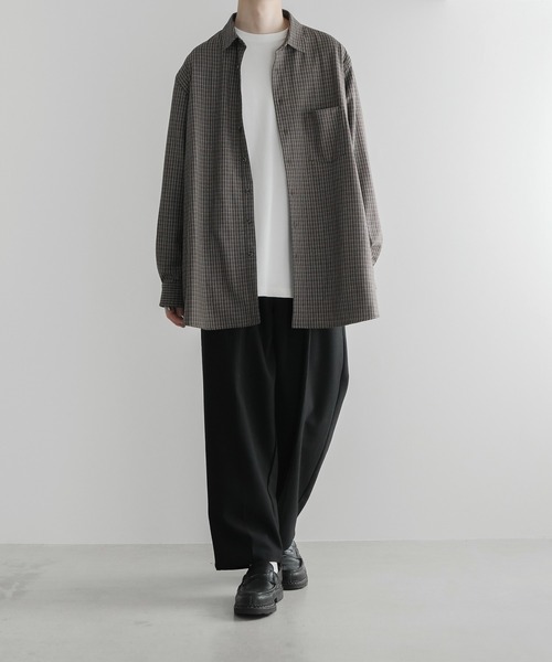 「remer」 長袖シャツ MEDIUM ブラウン メンズ_画像8