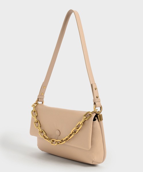 「CHARLES & KEITH」 2WAYバッグ M ブラック レディース_画像6