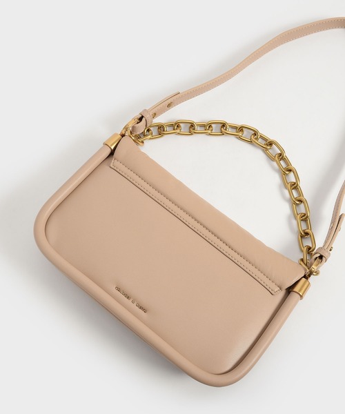 「CHARLES & KEITH」 2WAYバッグ M ブラック レディース_画像8