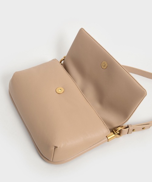「CHARLES & KEITH」 2WAYバッグ M ブラック レディース_画像9