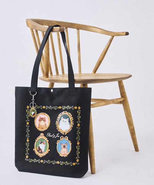 「PAUL & JOE ACCESSOIRES」 トートバッグ FREE ブラック レディース_画像9