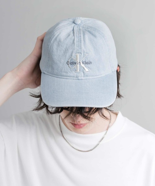 Calvin Klein（カルバン・クライン） キャップ 帽子 LOGO DENIM CAP