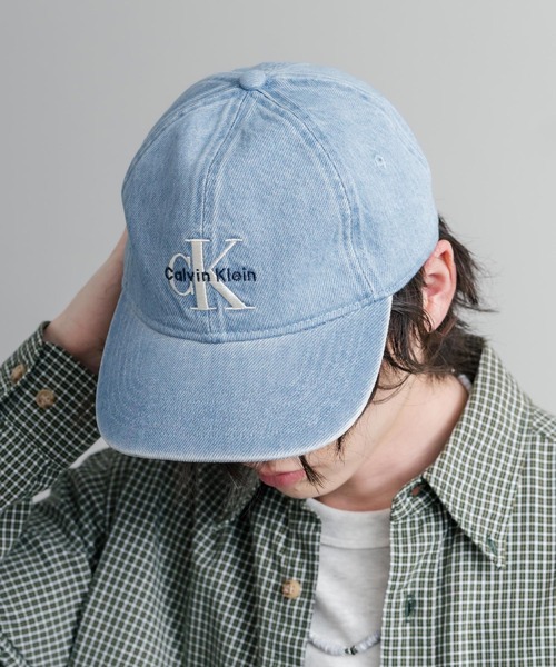 Calvin Klein（カルバン・クライン） キャップ 帽子 LOGO DENIM CAP