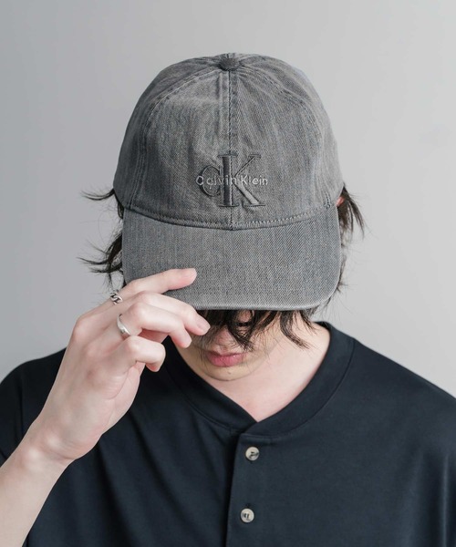 Calvin Klein（カルバン・クライン） キャップ 帽子 メンズ LOGO DENIM