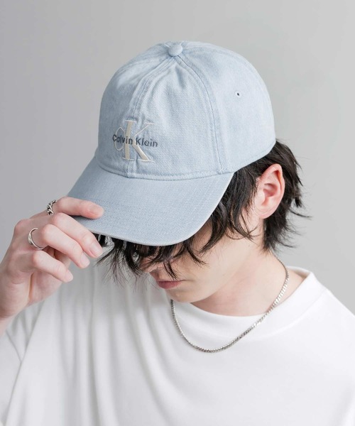 Calvin Klein（カルバン・クライン） キャップ 帽子 LOGO DENIM CAP
