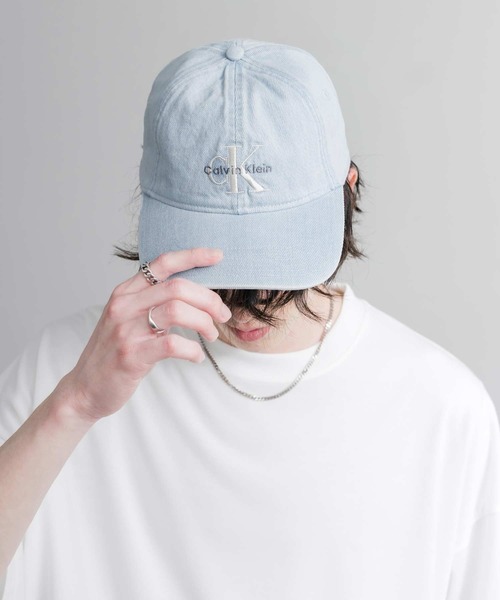 Calvin Klein（カルバン・クライン） キャップ 帽子 LOGO DENIM CAP
