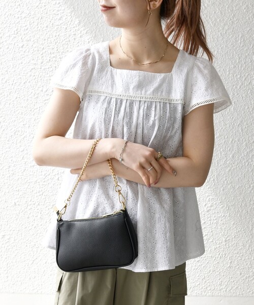 「SHIPS any」 半袖シャツ ONE SIZE ブルー レディース_画像9