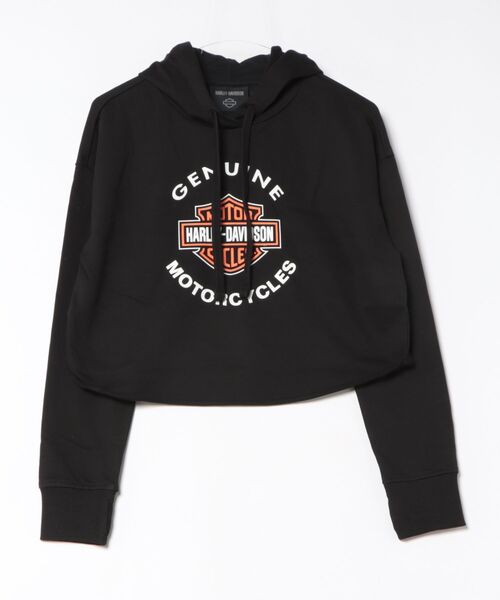Harley-Davidsonブラックパーカー　レディース Harley Davidson（ハーレー・ダビッドソン） パーカー H-D(R