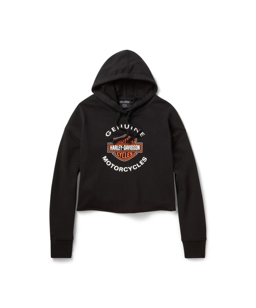 Harley-Davidsonブラックパーカー　レディース Harley Davidson（ハーレー・ダビッドソン） パーカー H-D(R