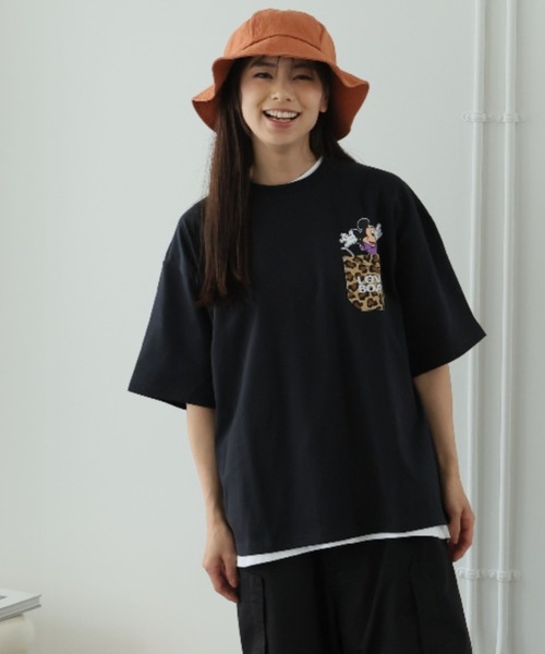 「LOVE BOAT」 半袖Tシャツ「Disneyコラボ」 M ホワイト レディース_画像7