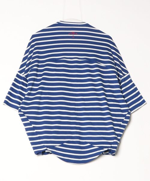 「PLAN C」 7分袖カットソー X-SMALL ブルー レディース_画像2