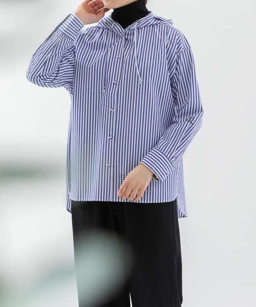 「nop de nod」 長袖ブラウス M ライトブルー レディース_画像5