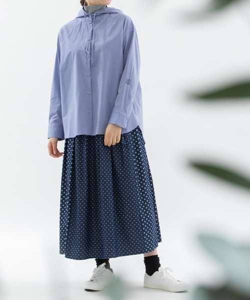 「nop de nod」 長袖ブラウス M ライトブルー レディース_画像9