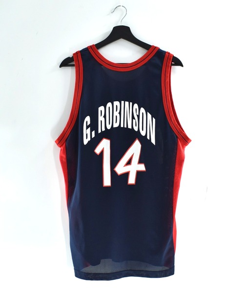 VINTAGE タンクトップ 「USED」90's Champion ”TEAM USA #14” バスケ