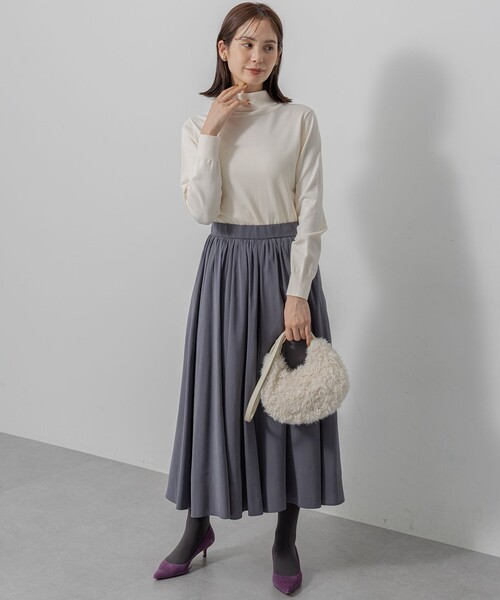 「組曲」 スカート 2 グレー レディース_画像9