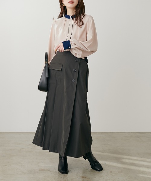 「natural couture」 長袖ブラウス FREE ベージュ レディース_画像2