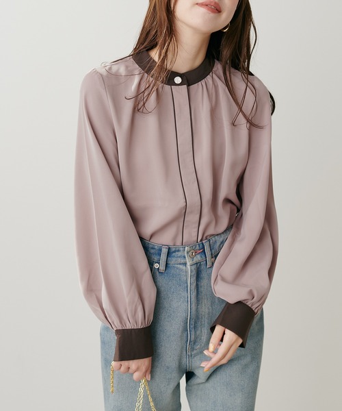 「natural couture」 長袖ブラウス FREE ベージュ レディース_画像7