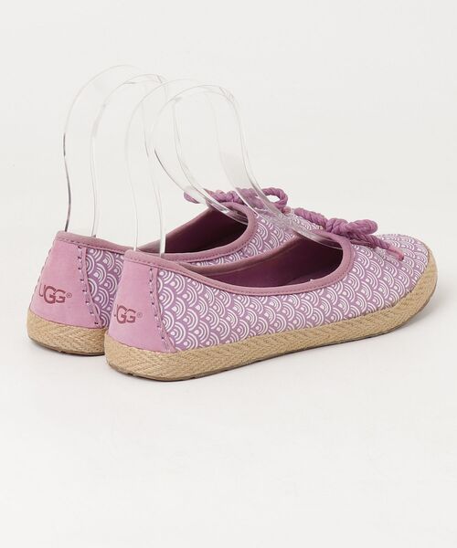 「UGG」 バレエシューズ 24cm パープル レディース_画像2