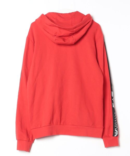 EA7 「EMPORIO ARMANI EA7」 ジップアップパーカー LARGE レッド 