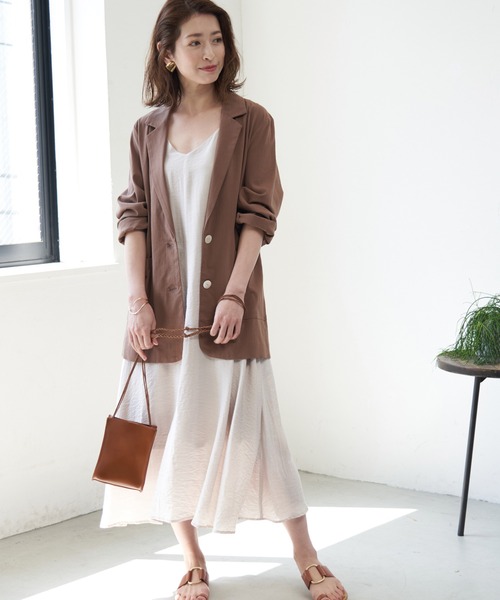 ワンピース 新色 再入荷 バッククロス サテン キャミワンピース 大きいサイズ対応 Zozotown Paypayモール店 通販 Paypayモール