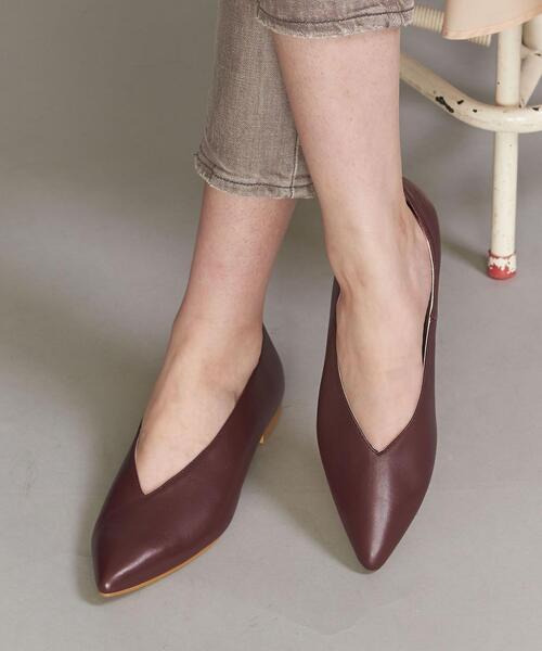 パンプス Faeda レザーポインテッドトゥフラットシューズ O Zozotown Paypayモール店 通販 Paypayモール