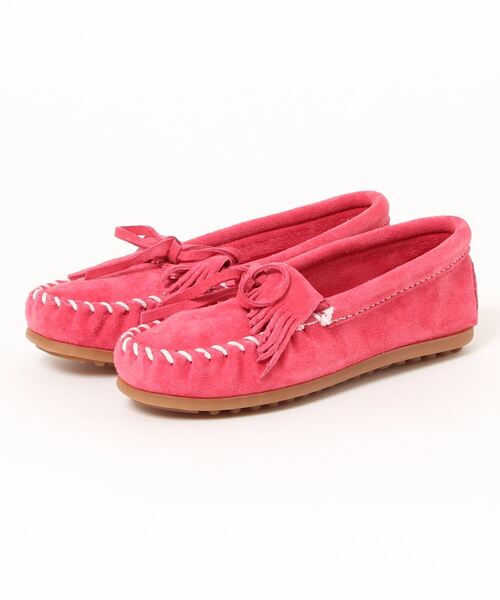デッキシューズ モカシン MINNETONKA KIDS KILTY SUEDE MOC 2402/2405 キッズ 子供 男の子 女の子
