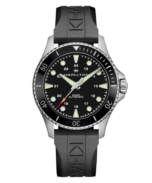 HAMILTON 自動巻き腕時計 ブラック HAMILTON（ハミルトン） 腕時計 腕時計 Khaki Scuba （カーキ