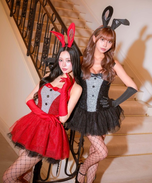 Tika（ティカ） コスプレ コスプレ かわいい バニーガール うさぎ ラメ
