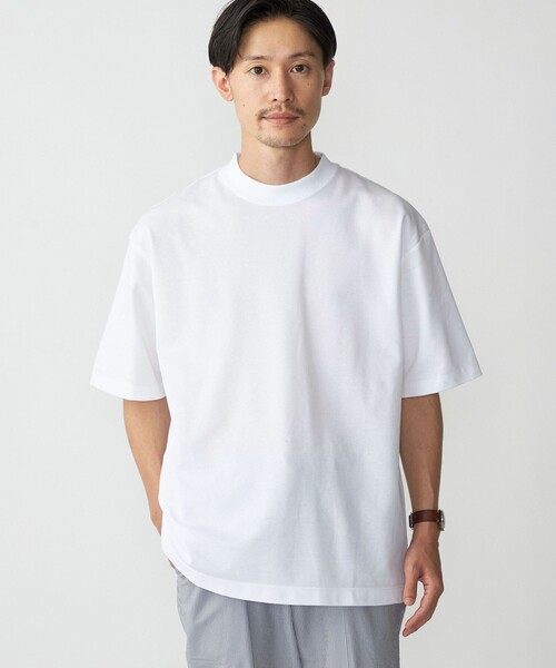 【THYARD】CITYSHOP別注 ボックス半袖Tシャツ シップス SHIPS 【SHIPS別注】THYARD: エーゲ海コットン ボックス
