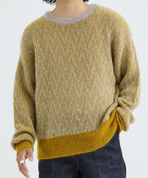 セーター ニット 「COGNOMEN/コグノーメン」MOHAIR HERRINGBONE KNIT 