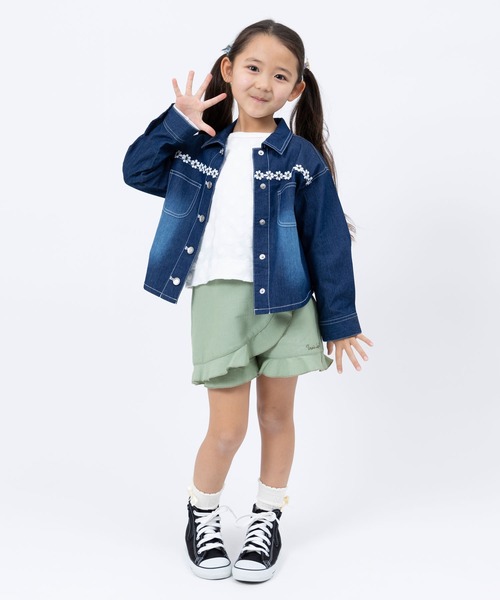 trois lapins kp デニムジャケット アウター デニムジャケット