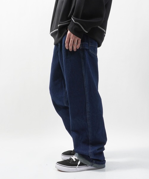美品】DANTON 10oz デニムベイカーパンツ ストレート メンズ