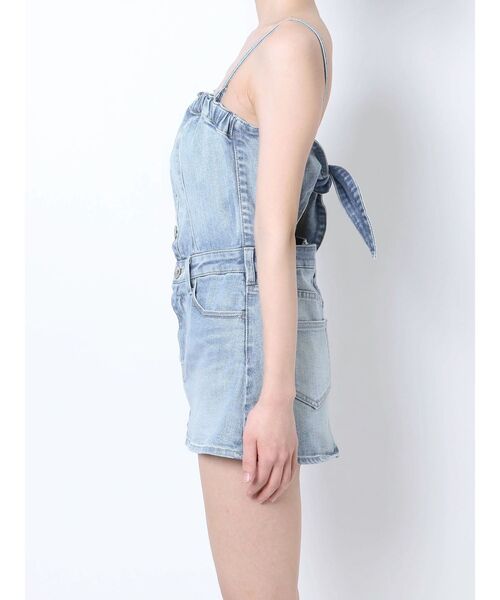 GYDA（ジェイダ） ワンピース BACKリボンデニムミニワンピース