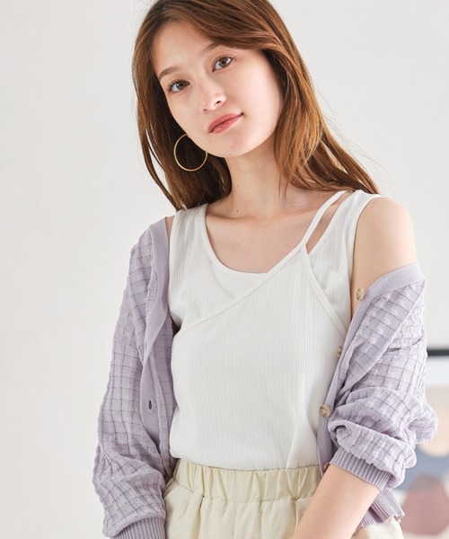 AÉRMA boutique トップス　2点セット　アシンメトリー　キャミソール AÉRMA boutique トップス2点セットアシンメトリーキャミソール