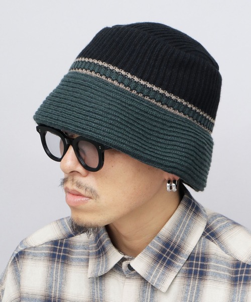 リブニット カシミヤ バケットハット 帽子 ハット リブ ニットバケットハット レディース : ZOZOTOWN