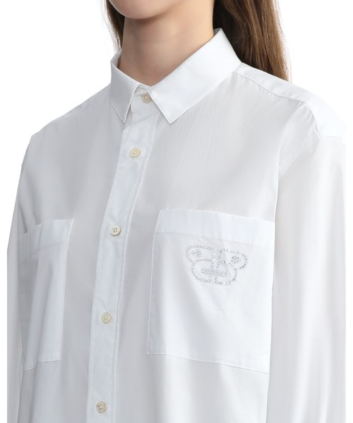 ブラウス シャツ BAPY LOGO SHIRT レディース BAPY BY A BATHING APE ブラウス シャツ LOGO SHIRT レディース