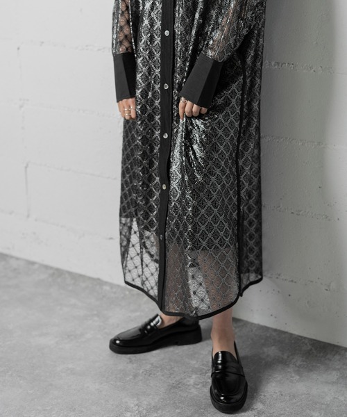 Taylor愛用ブランドBurgeon Shirt Dress*レースアップワンピース 31 Sons de mode（トランテアン ソン ドゥ モード）の「コットン