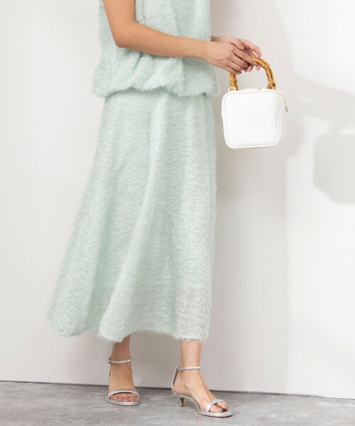 NOLLEY'S Sophi スカート シャギーカットジャガードスカート NOLLEY'S Sophi スカート シャギーカットジャガードスカート