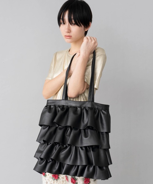 キャセリーニ　フリルリボントートバッグ Casselini(キャセリーニ)フリルトートバッグ | CASSELINI ONLINE