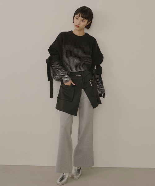 憧れの VIOLETTA レディース レイヤードリラックスパンツ パンツ パンツ