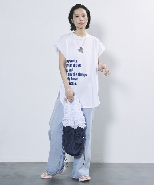 メッシュ トートバッグ フリル ショルダー Firsthand トートバッグ Firsthand/ファーストハンド メッシュ