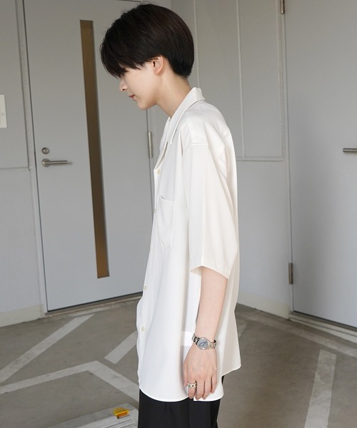 Confirm シャツ 25SS イージーケア ベーシックオープンカラー
