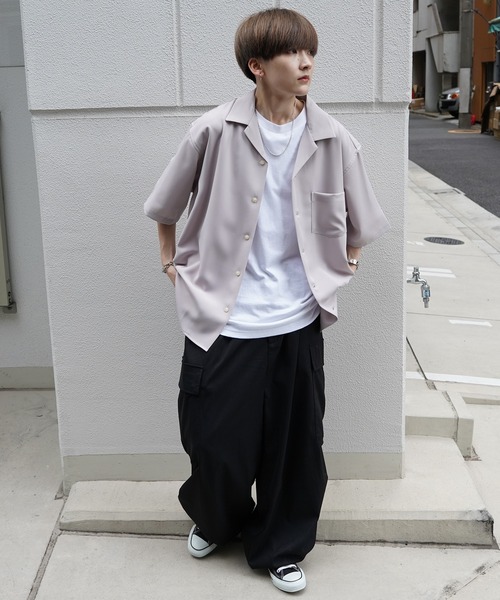 Confirm シャツ 25SS イージーケア ベーシックオープンカラー