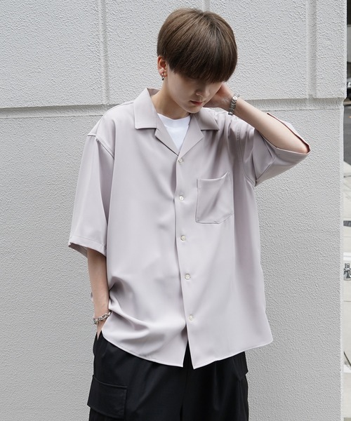 Confirm シャツ 25SS イージーケア ベーシックオープンカラー