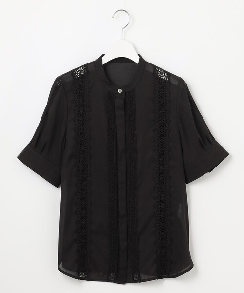 2.5万♡自由区2024完売♡キュプラコットンツイル半袖シャツ ブラウス 2.5万♡自由区2024完売♡キュプラコットンツイル半袖シャツ