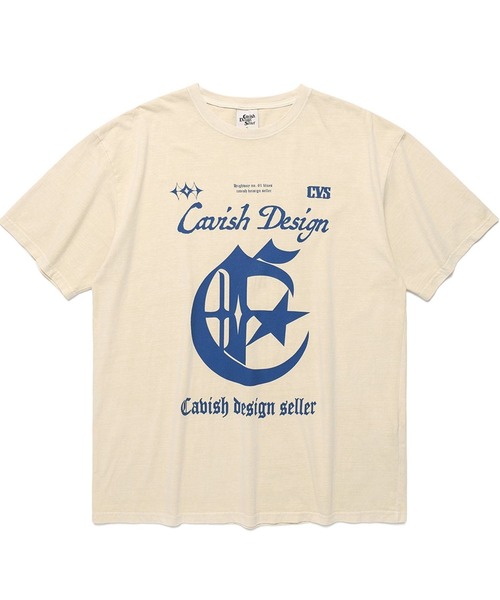 [CAVISH x LELBO BROWN] U.K TOUR SS TEE ★大人気★ Cavish tシャツ 「UNISEX」CAVISH／ピグメントセンチュリーT