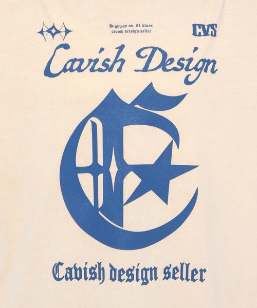 Cavish tシャツ 「UNISEX」CAVISH／ピグメントセンチュリーT