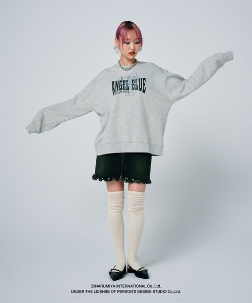 希少新品PAGEBOY×ANGEL BLUEアソートルーズスウェットナカムラくん PAGEBOY トレーナー スウェット 「PAGEBOY×ANGEL BLUE」アソート