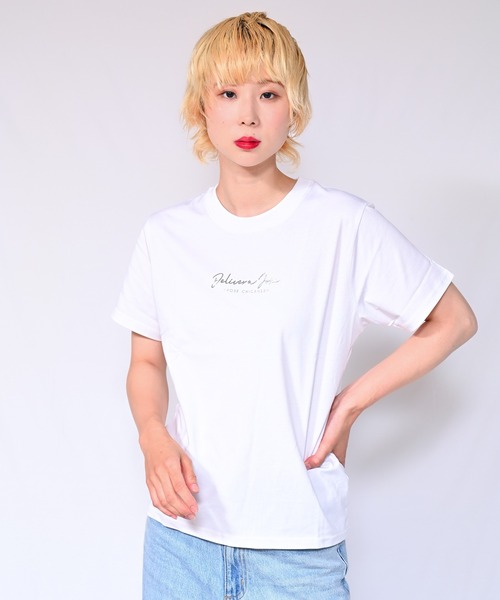 Alite cloth（アリーテクロス） tシャツ 半袖 箔プリントロゴTシャツ