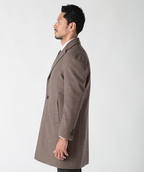 MEN'S BIGI（メンズビギ） チェスターコート コート スーパ−140ウール